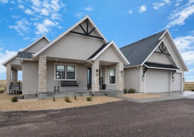 Front Elevation The Falcon Nest 2023 Parade Hi Point Homebuilders, Custom Homes Colorado Springs (1366x768)